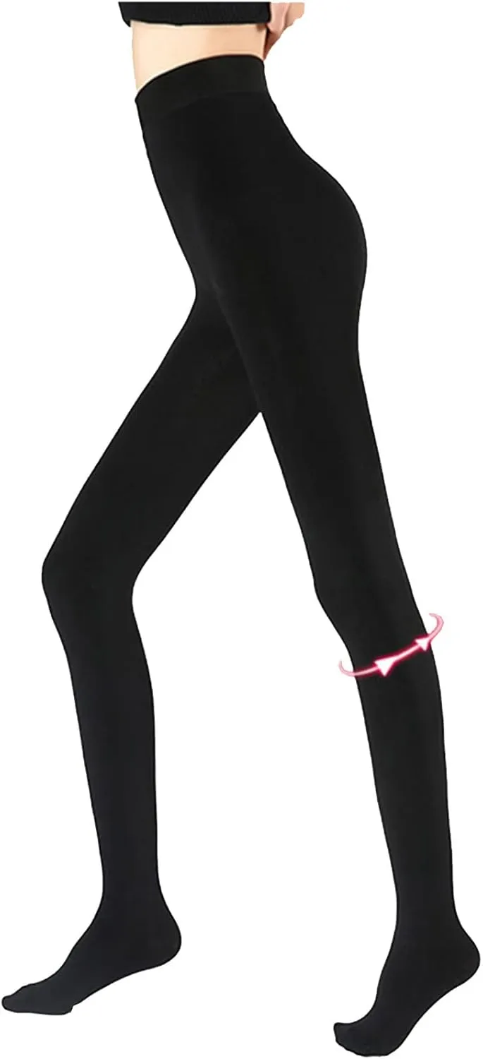 2 Pack Tight for Women Soft Smooth Warm Tights High Waist Sports Yoga Leggings Elastic Cozy Tights