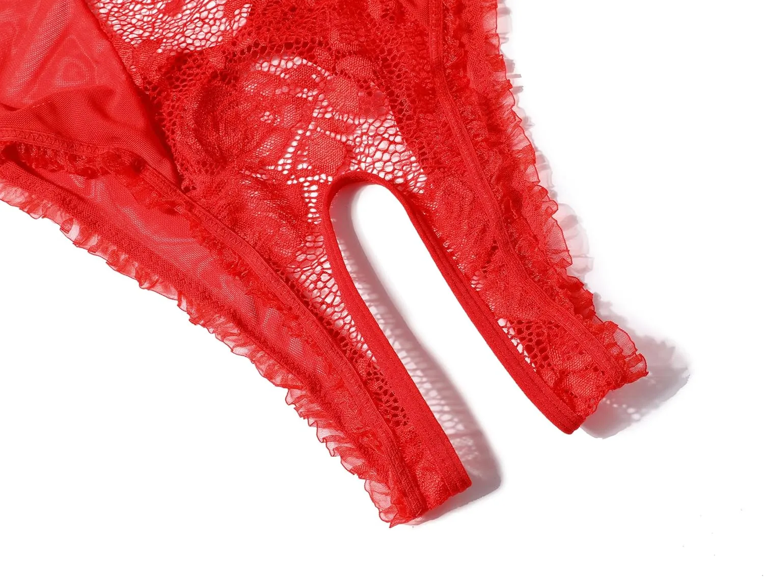 Avidlove Women One Piece Lingerie Sexy Lace Babydoll Mini Bodysuit