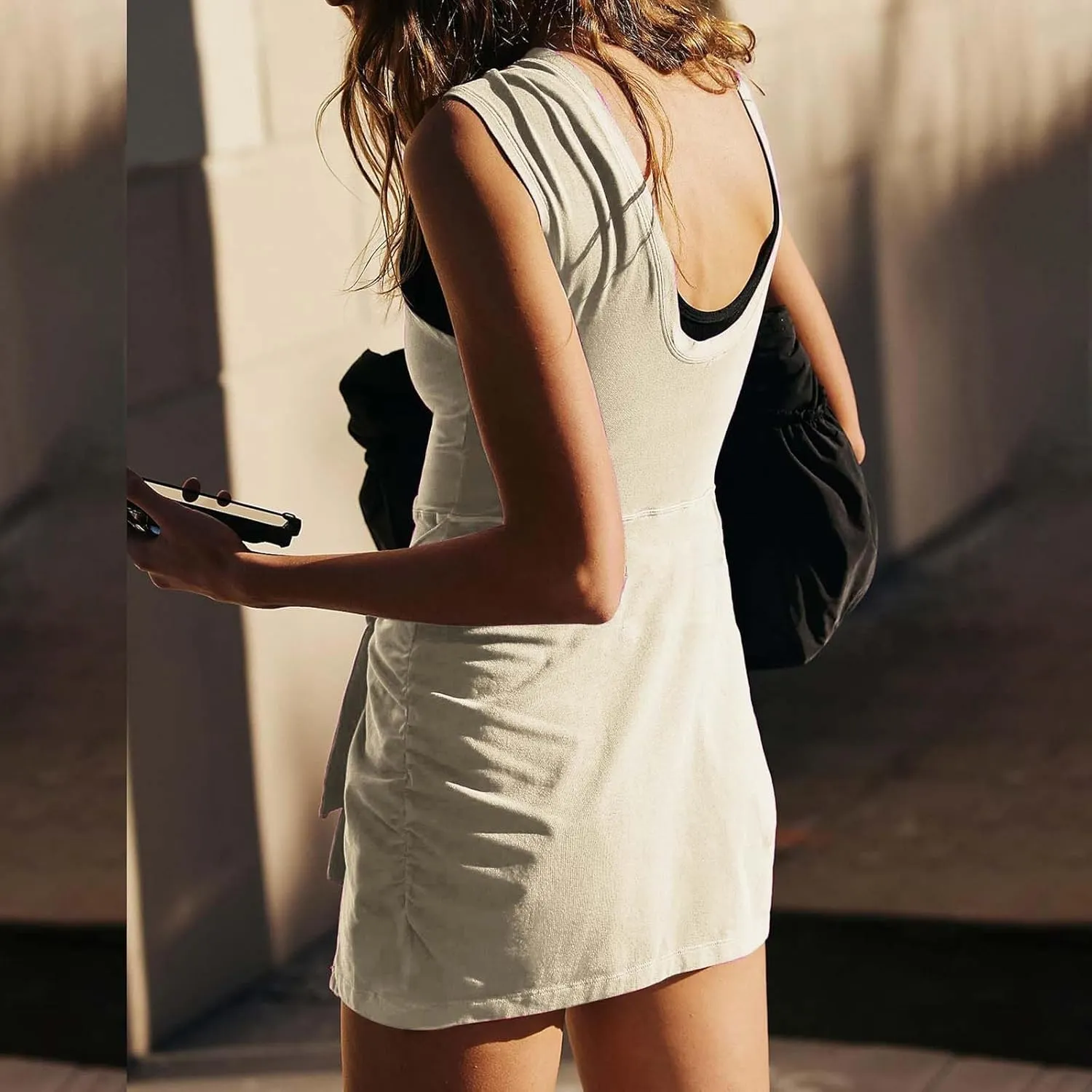 Beach Vacation Clothes for Women Workout Athletic Short Rompers Jumpsuits Women's Casual Sleeveless Dresses
