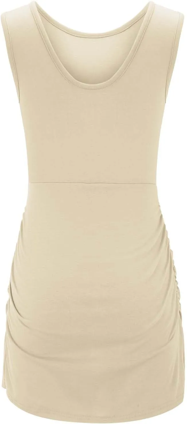 Beach Vacation Clothes for Women Workout Athletic Short Rompers Jumpsuits Women's Casual Sleeveless Dresses