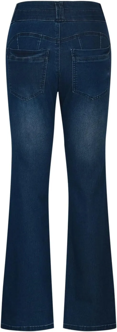 Bootcut Jeans for Women High Waisted Denim Flare Jean Pants Fashion Slim Fit Skinny Denim Pants with Pockets