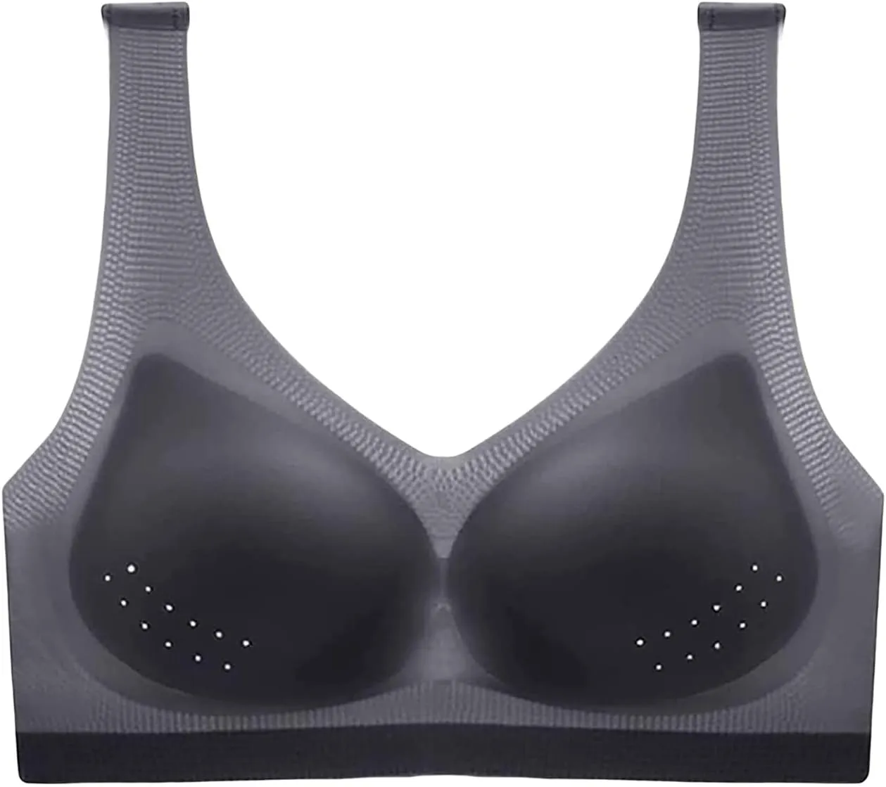 Bras for Women No Underwire Comfy Ultra-Thin Ice Silk Bra Cool Mesh Wire Free Breathable Cup Vest with Removable Pads