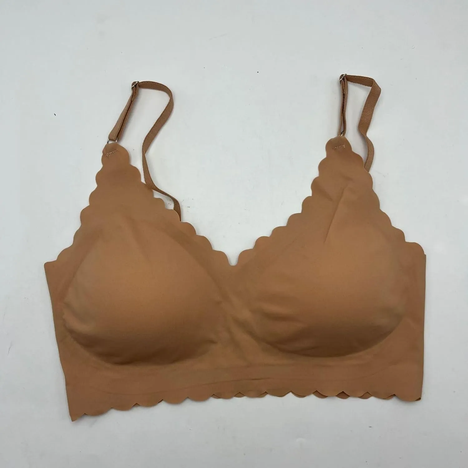 Bras for Women Wavy Deep V No Underwire Soft Wireless Bras Bralettes Comfort Seamless Bralettes Tank Tops Camisole