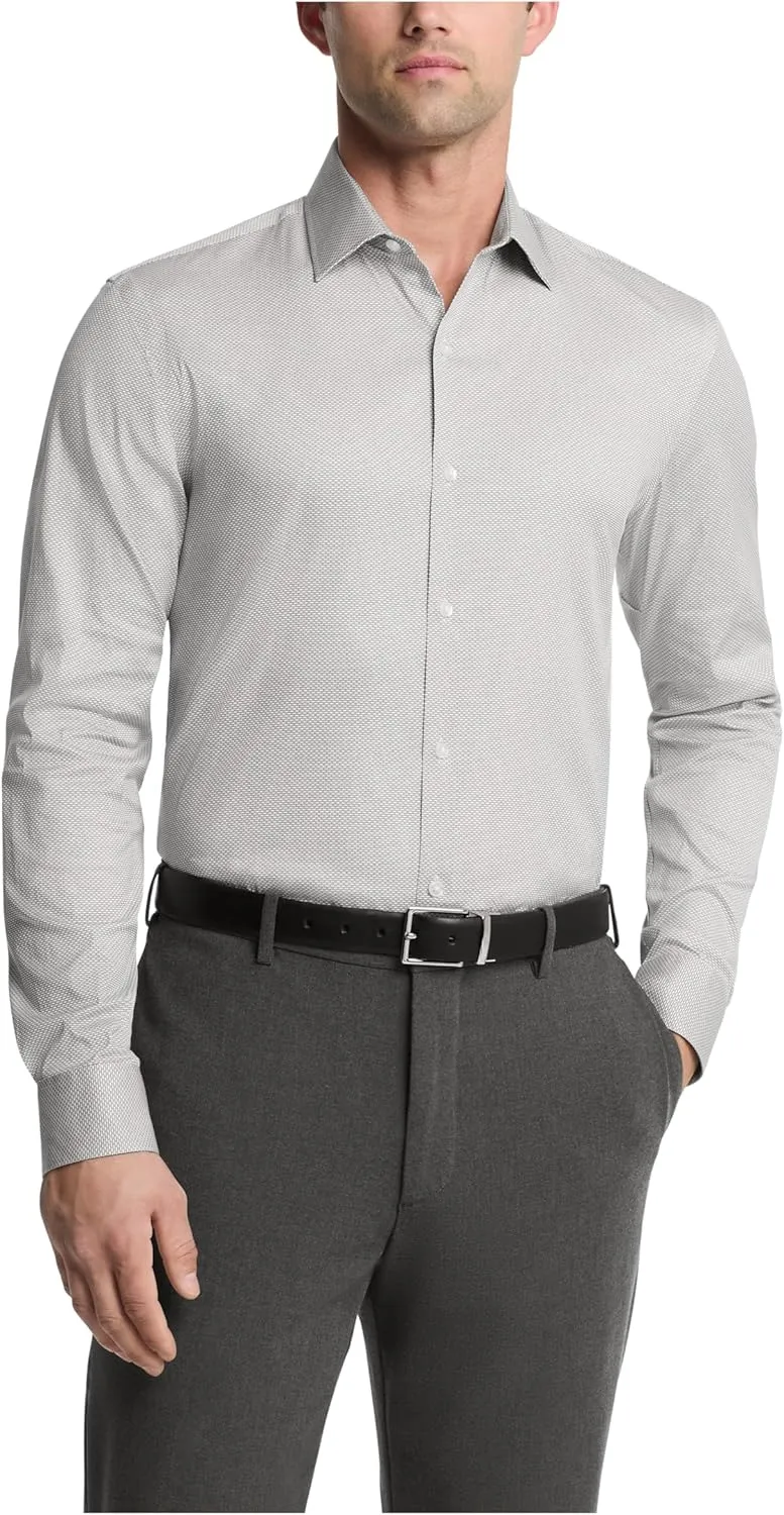 Calvin Klein Men's Dress Shirt Extra Slim Stretch