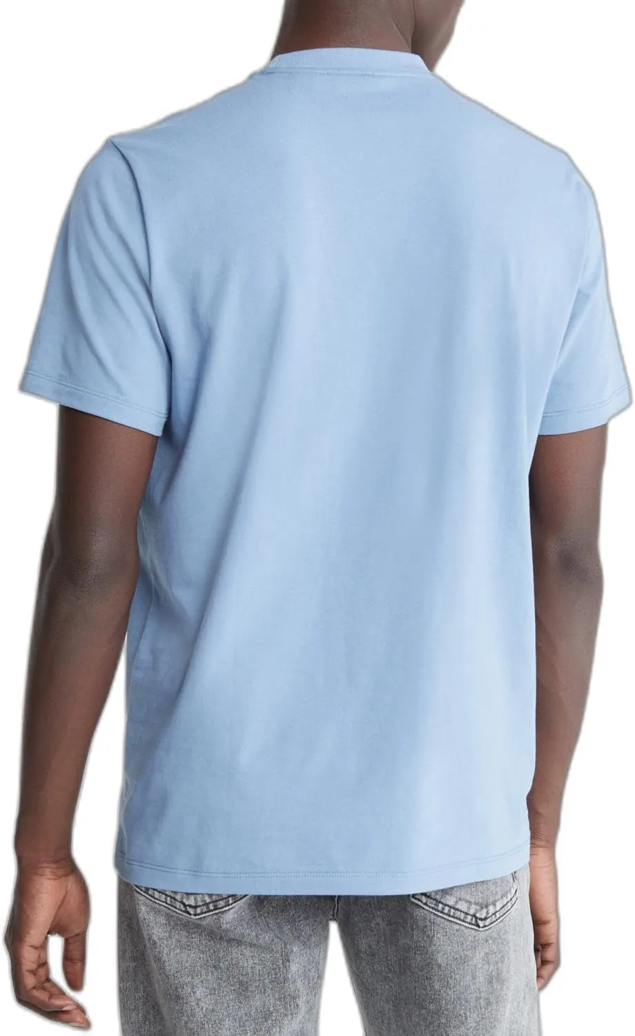 Calvin Klein Men's Smooth Cotton Solid Crewneck T-Shirt