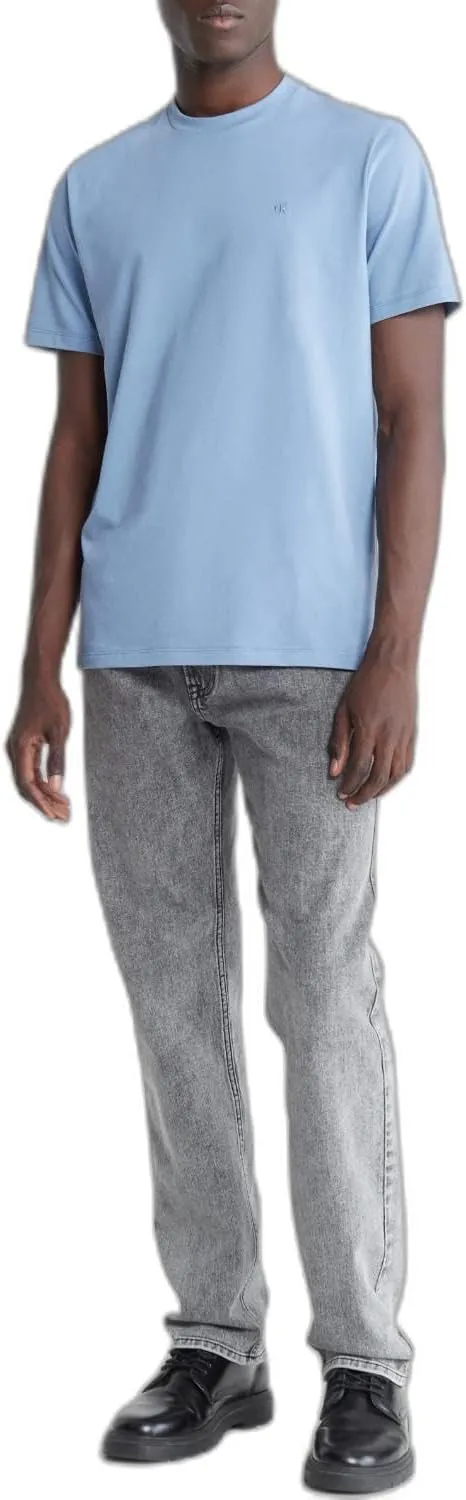 Calvin Klein Men's Smooth Cotton Solid Crewneck T-Shirt
