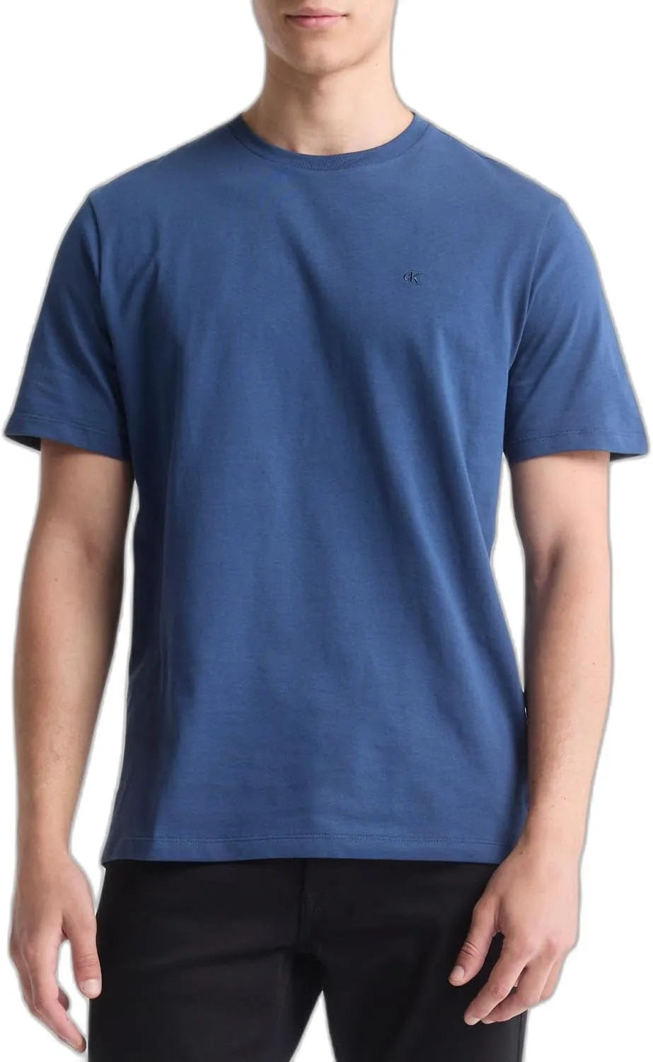 Calvin Klein Men's Smooth Cotton Solid Crewneck T-Shirt