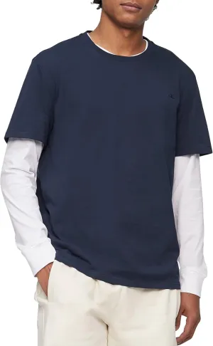 Calvin Klein Men's Smooth Cotton Solid Crewneck T-Shirt