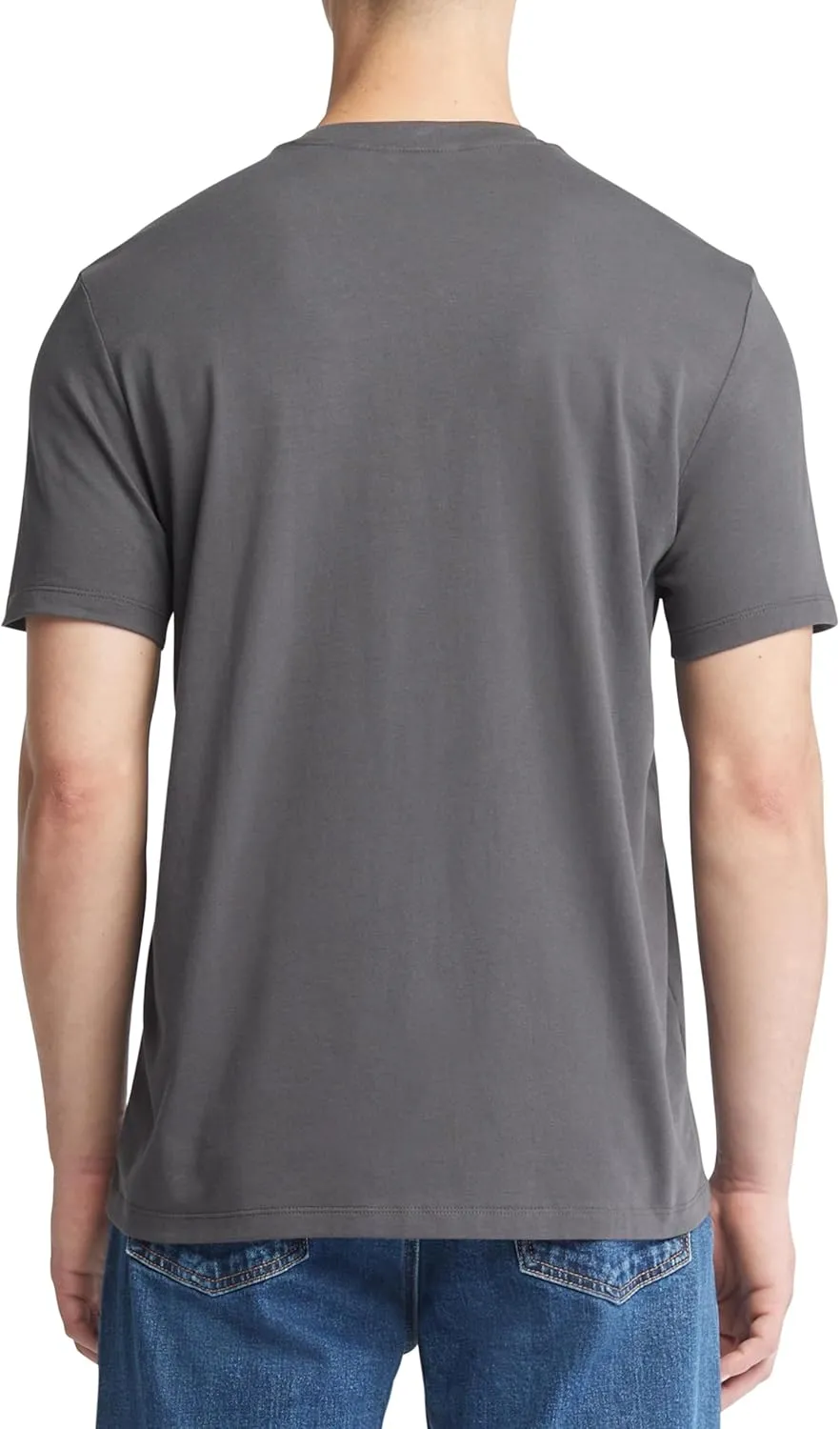Calvin Klein Men's Smooth Cotton Solid Crewneck T-Shirt