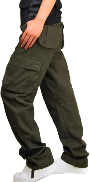 Cargo Pants for Men Casual Lightweight Work Pants Relaxed Fit Tactical Pant Jogger Classic Fit Multi Pockets Pants