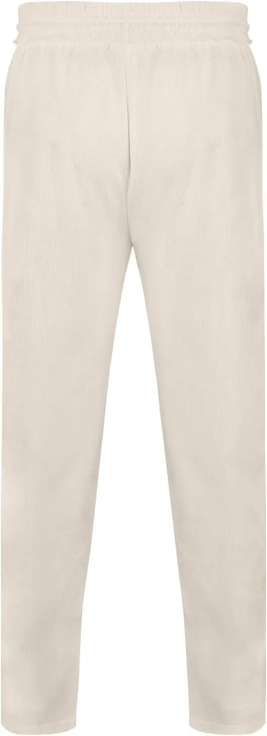 Casual Corduroy Pants for Men Summer Dress Lightweight Cropped Pant Elastic Waist Tapared Yoga Trousers with Pockets