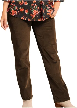 Casual Corduroy Pants for Women Solid Elastic High Waist Pants Loose Comfy Straight Leg Pants Loose Comfort Trousers