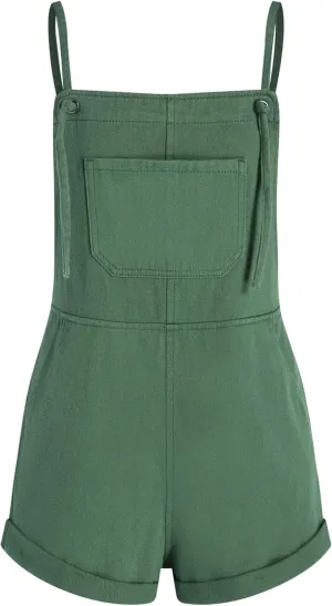 CIDER Overall Shorts For Women Jean Denim Rompers Adjustable Strap Loose Fit Overalls Summer Casual Outfits with Pockets