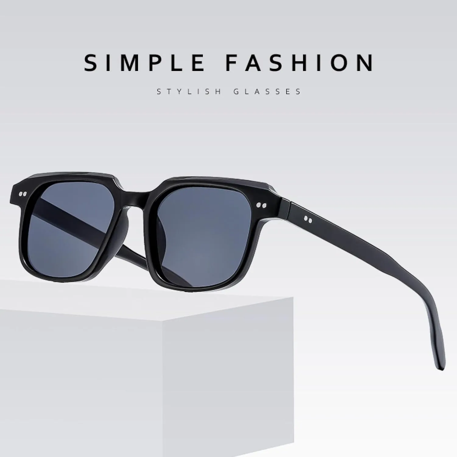 Classic Retro Frame Sunglasses Personalized Glasses Female