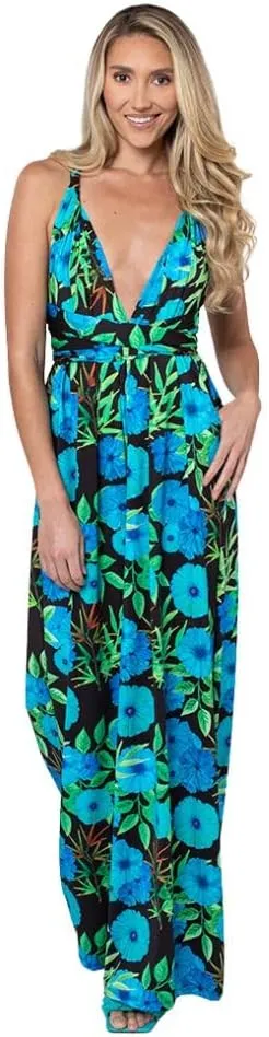 Convertible 4-in-1 Wide Leg Jumpsuit With Pockets