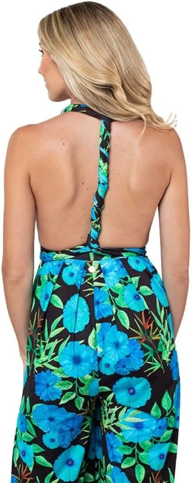 Convertible 4-in-1 Wide Leg Jumpsuit With Pockets