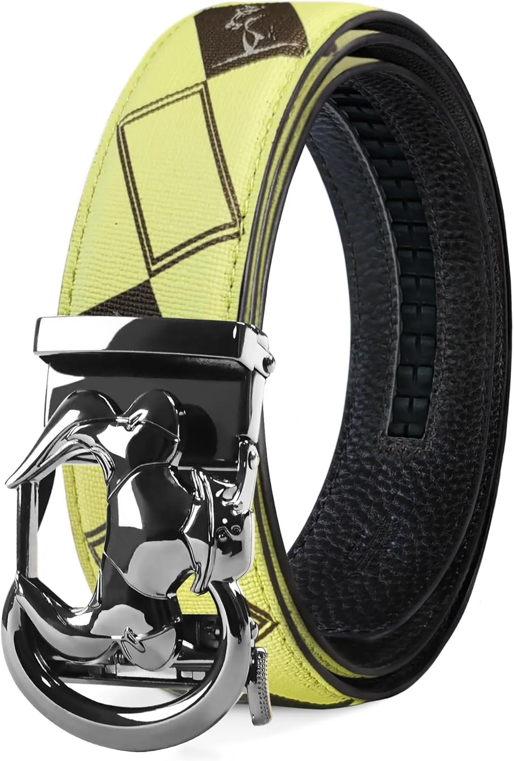 Cowboy Belt for Men Leather Ratchet Dress Belts for Men Adjustable Belt