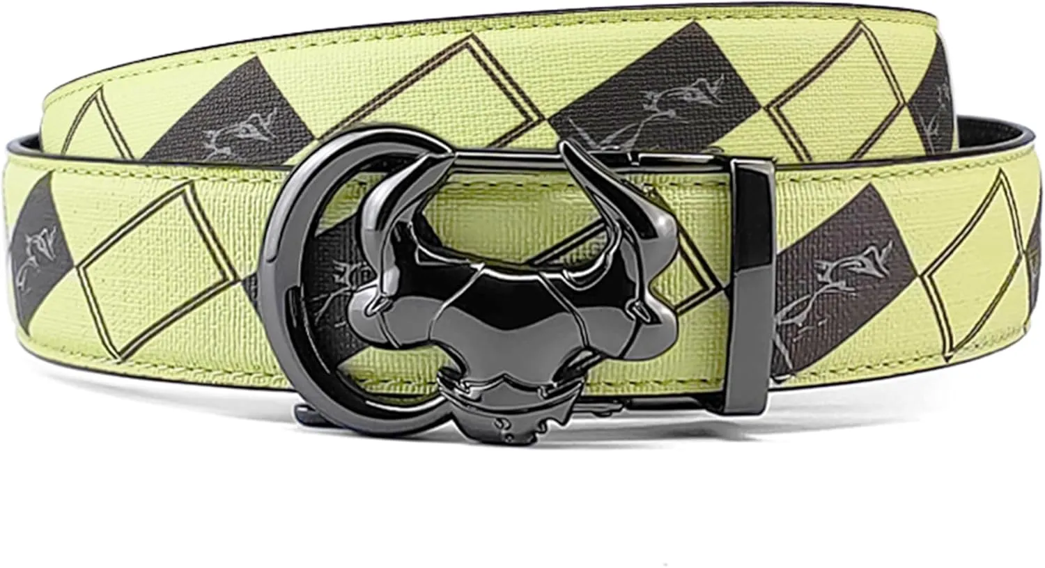 Cowboy Belt for Men Leather Ratchet Dress Belts for Men Adjustable Belt