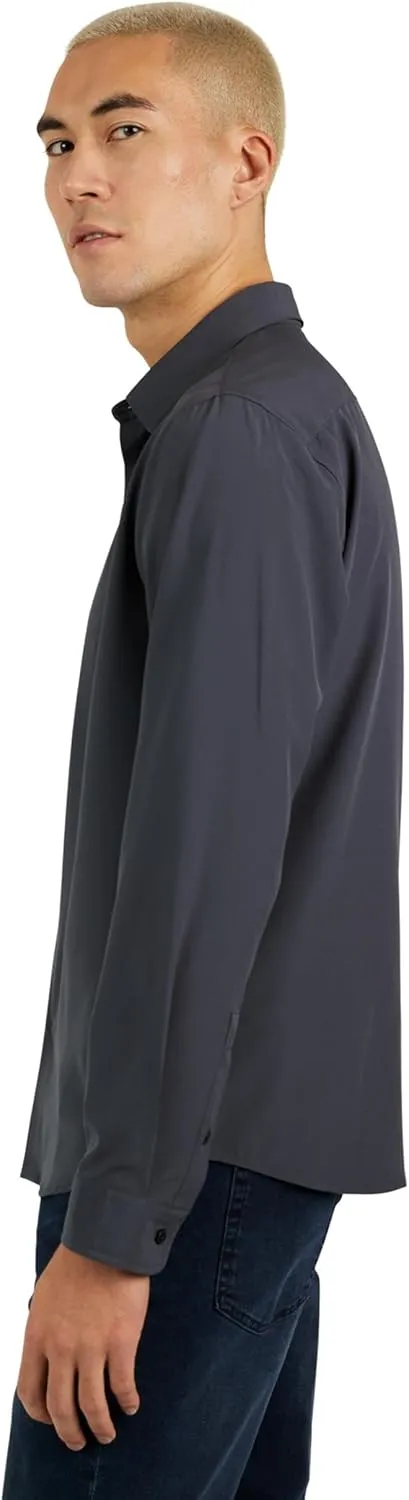 DKNY Men's Long Sleeve Button Down Shirt - Mens Casual Button Up Shirt