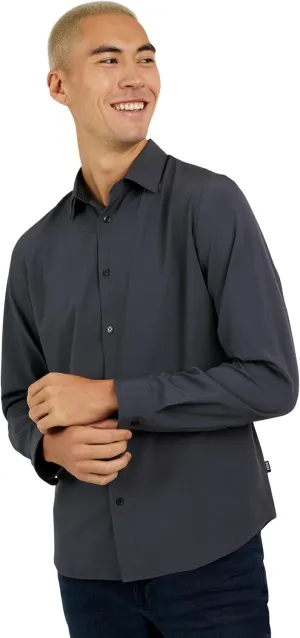 DKNY Men's Long Sleeve Button Down Shirt - Mens Casual Button Up Shirt
