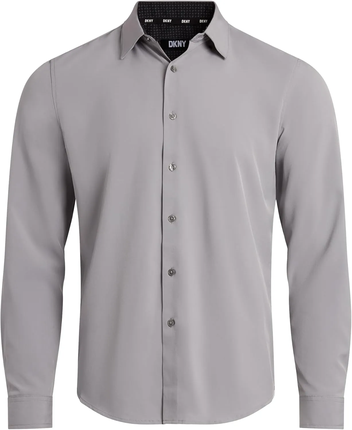 DKNY Men's Long Sleeve Button Down Shirt - Mens Casual Button Up Shirt