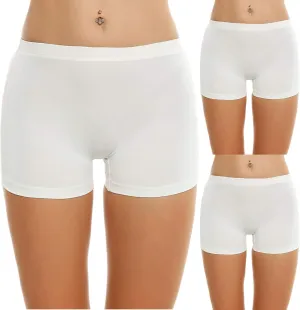 Ekouaer Boyshort Panties Women's Soft Underwear Briefs Invisible Hipster 3 Pack Seamless Boxer Brief Panties S-XXL
