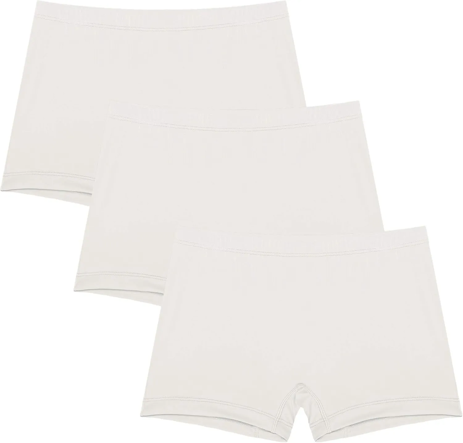 Ekouaer Boyshort Panties Women's Soft Underwear Briefs Invisible Hipster 3 Pack Seamless Boxer Brief Panties S-XXL