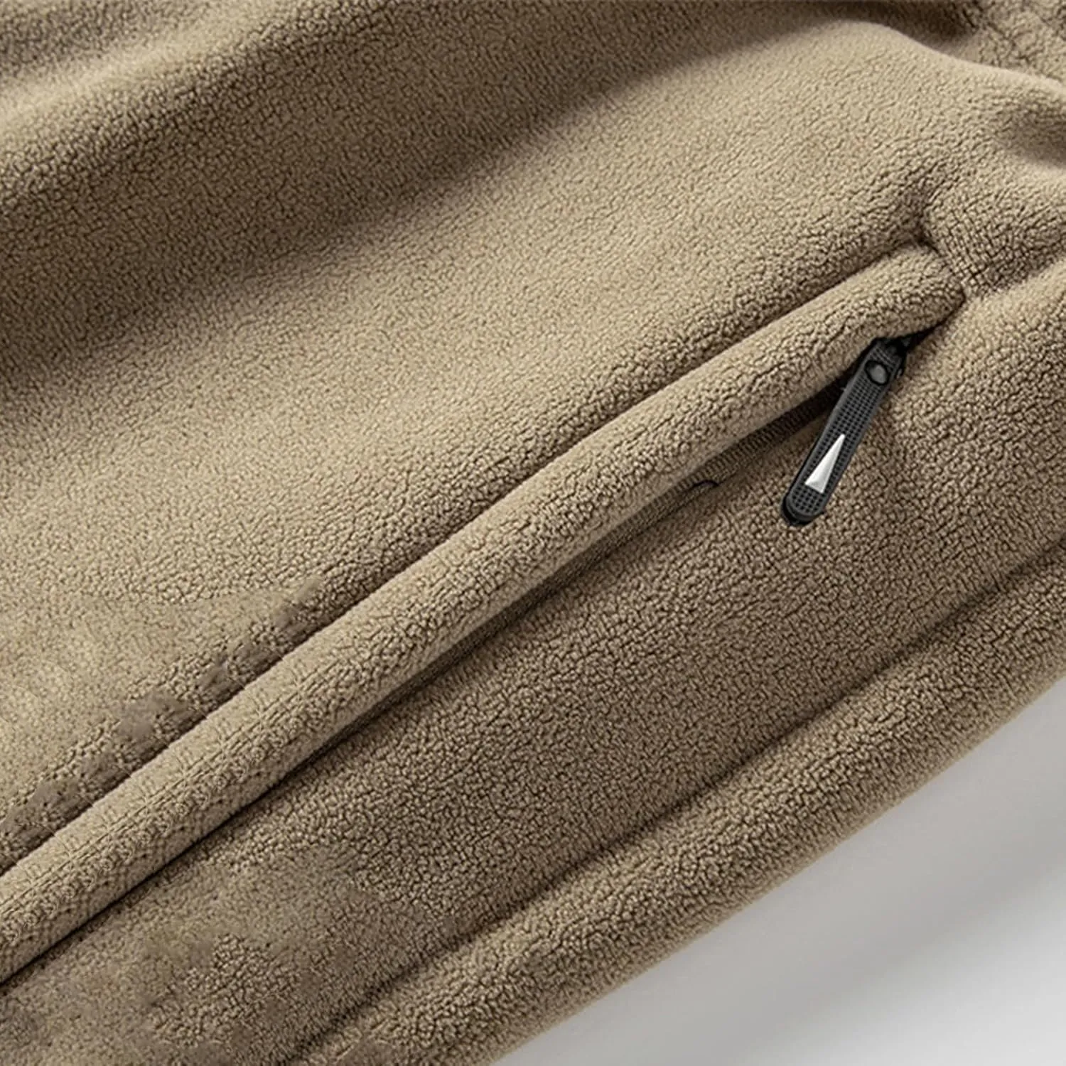 Fleece Lined Pants Men Pants Trousers Casual Pants Drawstring Elastic Waist Straight Leg Active Winter Thicken Track