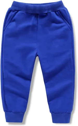 Girls Sweatpants Relaxed Fit Unisex Boys Cotton Casual Joggers Pants Toddler Kids Comfort Athletic Running Trousers