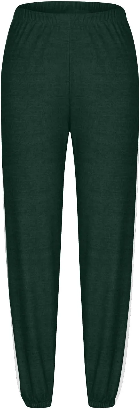 High Waisted Jogger for Women Stripe Side Drawstring Lightweight Workout Sweatpants Athletic Joggers Pants