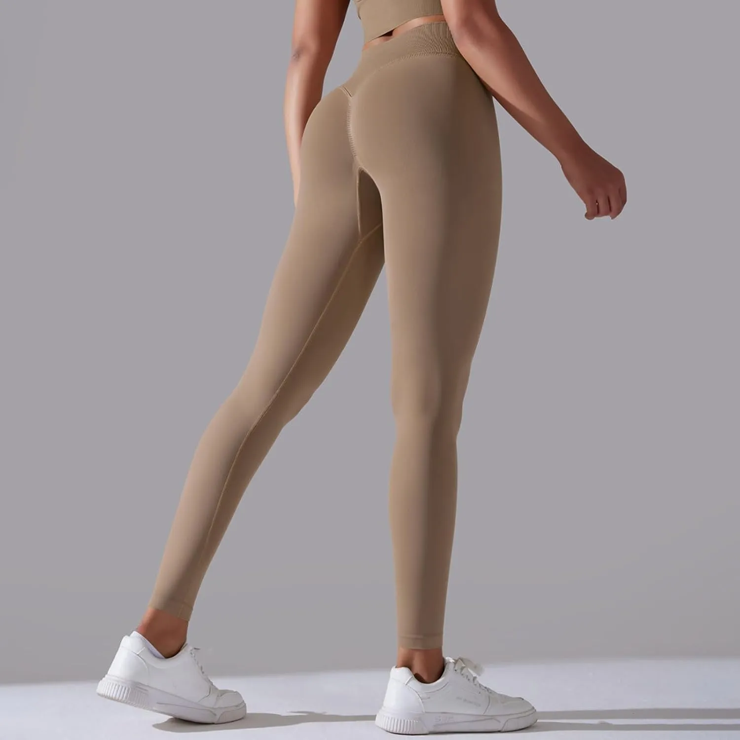 High Waisted Leggings for Women Smooth Soft Yoga Pants Stretchy Tummy Butt Lifting Tights Fashion Thermal Sweatpants