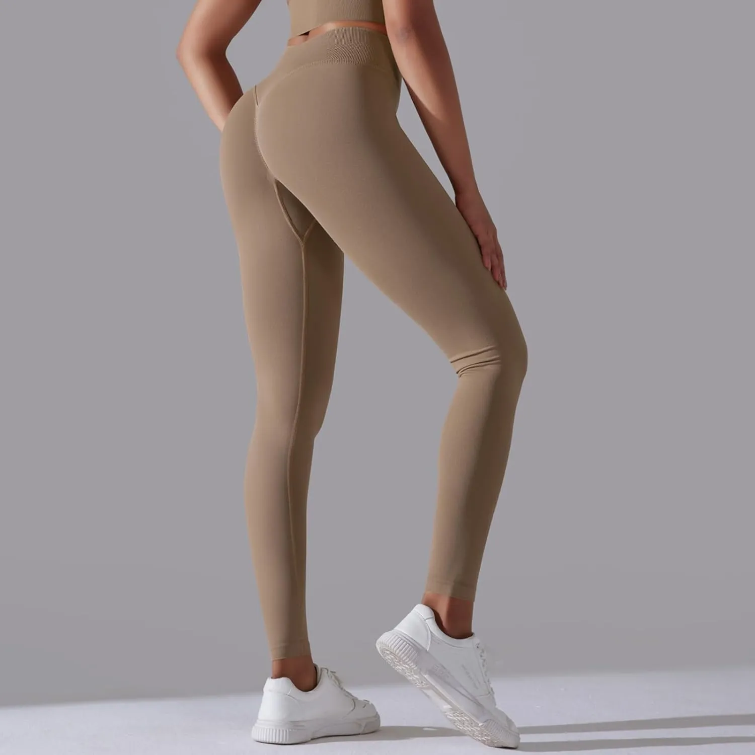 High Waisted Leggings for Women Smooth Soft Yoga Pants Stretchy Tummy Butt Lifting Tights Fashion Thermal Sweatpants