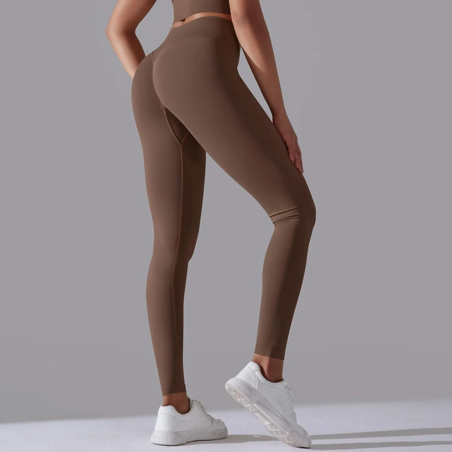 High Waisted Leggings for Women Smooth Soft Yoga Pants Stretchy Tummy Butt Lifting Tights Fashion Thermal Sweatpants