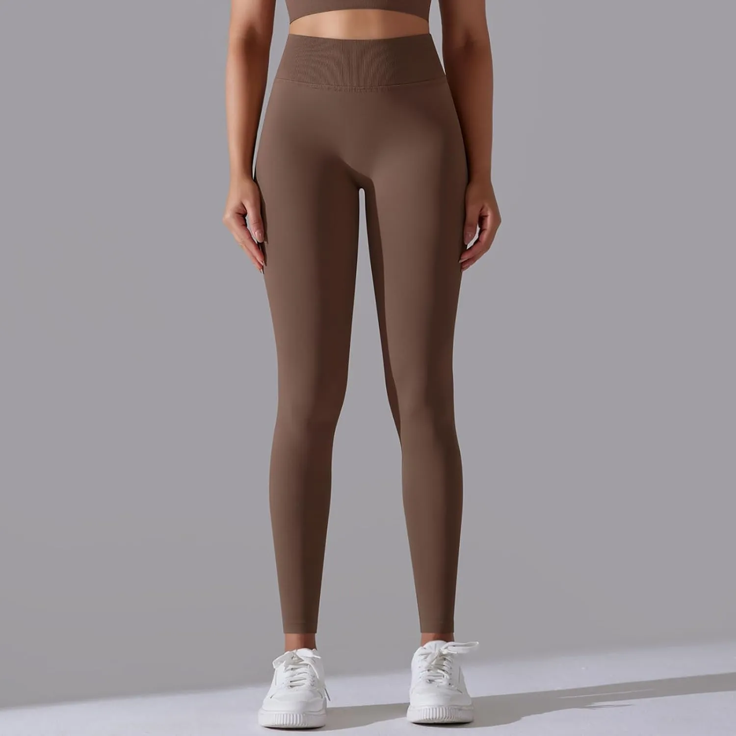 High Waisted Leggings for Women Smooth Soft Yoga Pants Stretchy Tummy Butt Lifting Tights Fashion Thermal Sweatpants