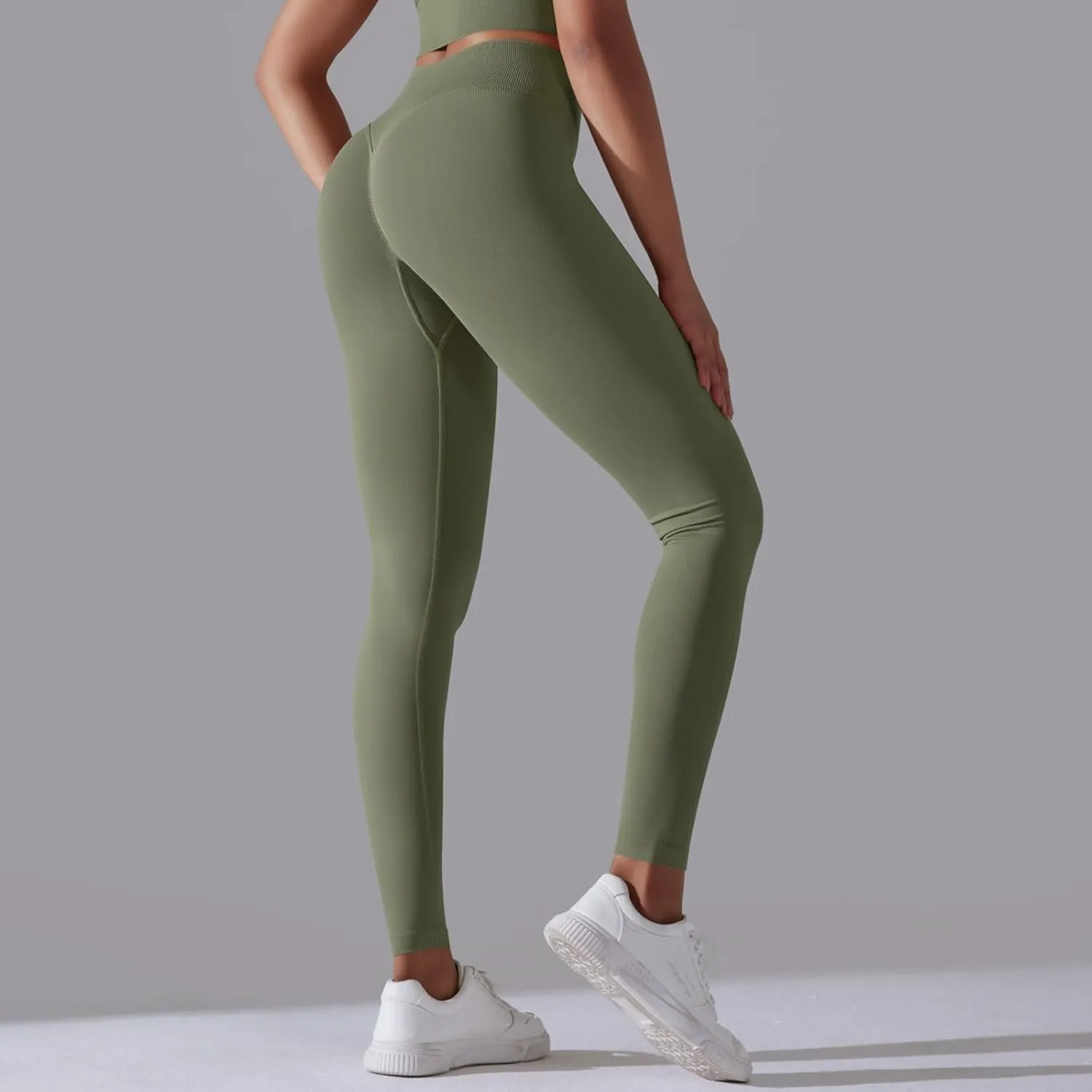 High Waisted Leggings for Women Smooth Soft Yoga Pants Stretchy Tummy Butt Lifting Tights Fashion Thermal Sweatpants