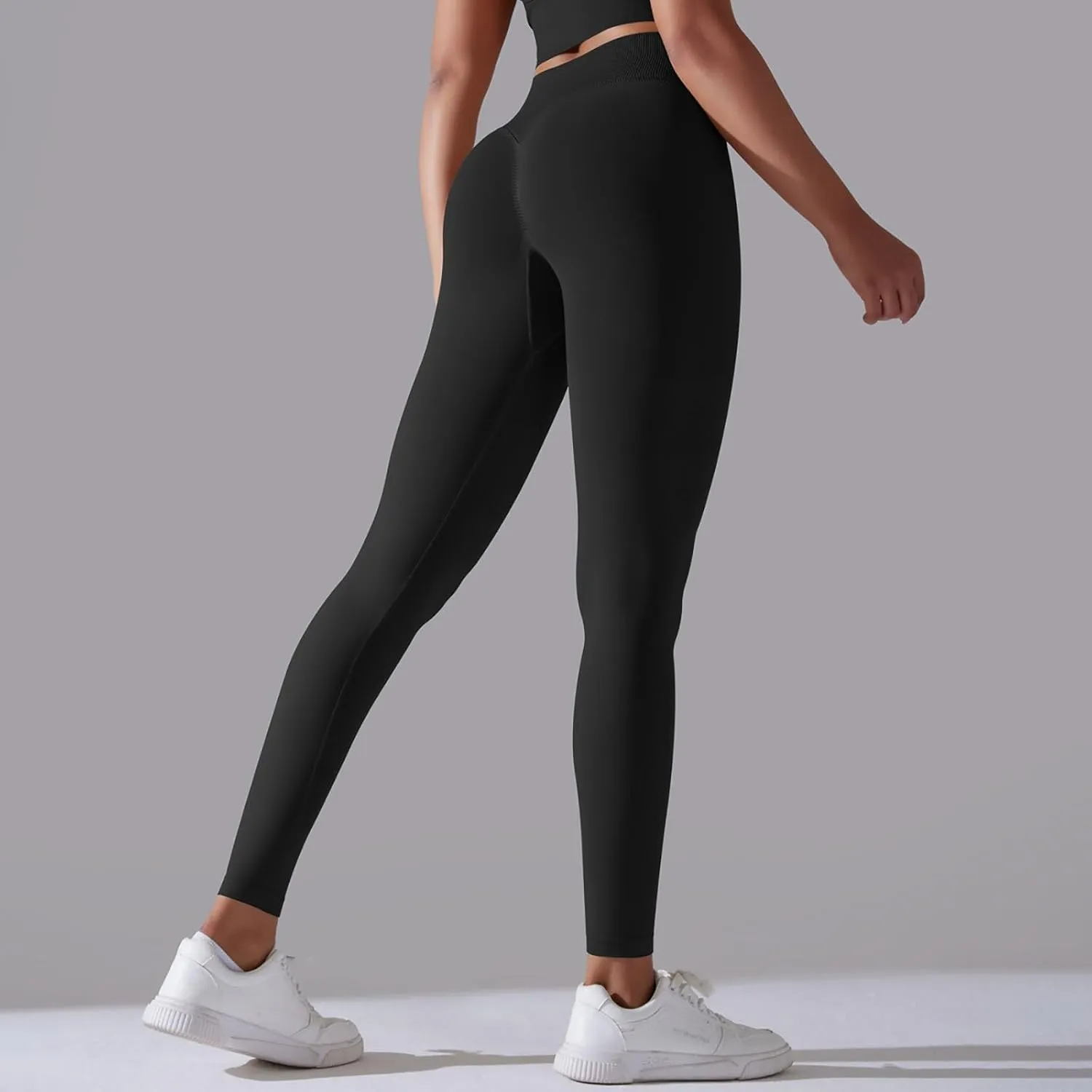 High Waisted Leggings for Women Smooth Soft Yoga Pants Stretchy Tummy Butt Lifting Tights Fashion Thermal Sweatpants