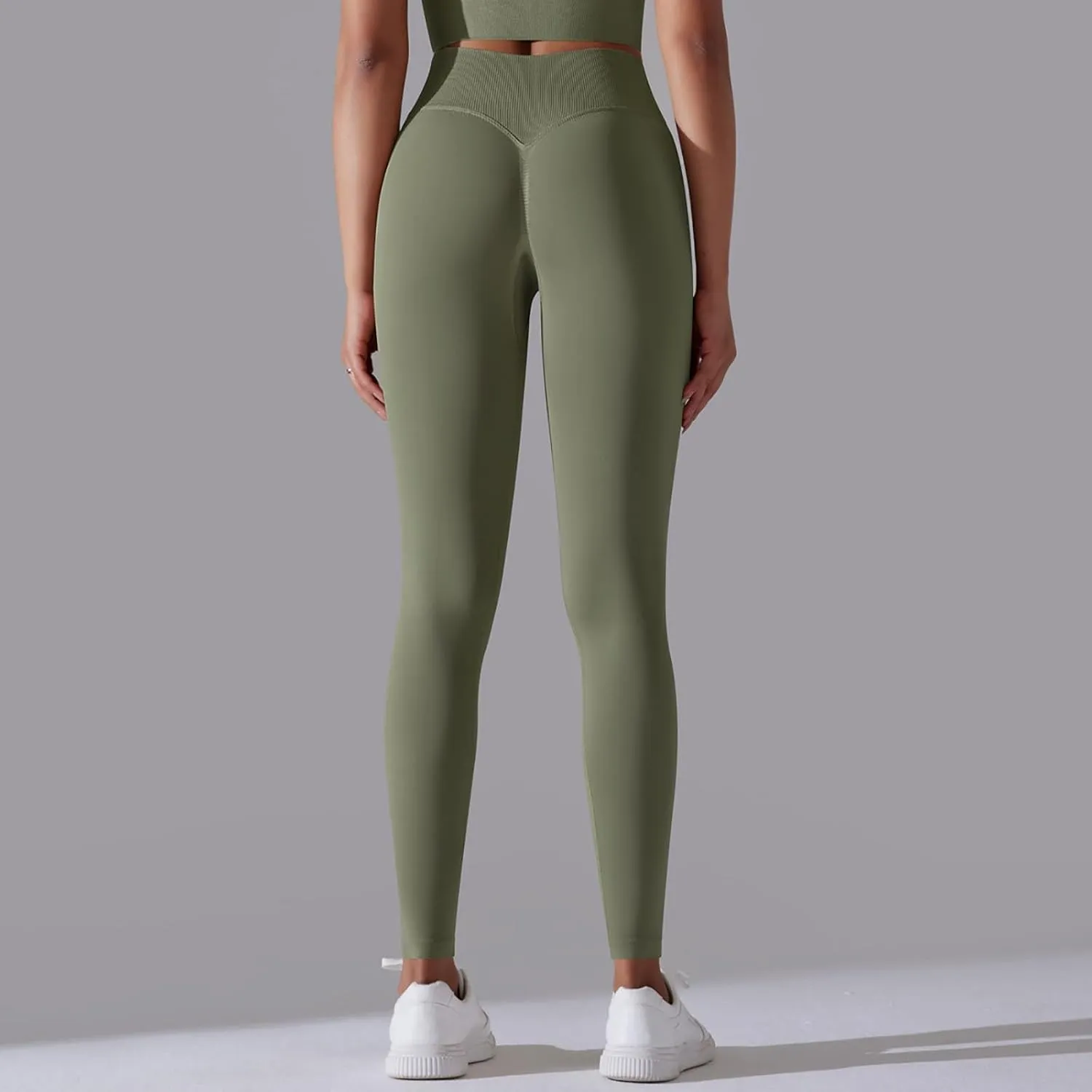 High Waisted Leggings for Women Smooth Soft Yoga Pants Stretchy Tummy Butt Lifting Tights Fashion Thermal Sweatpants