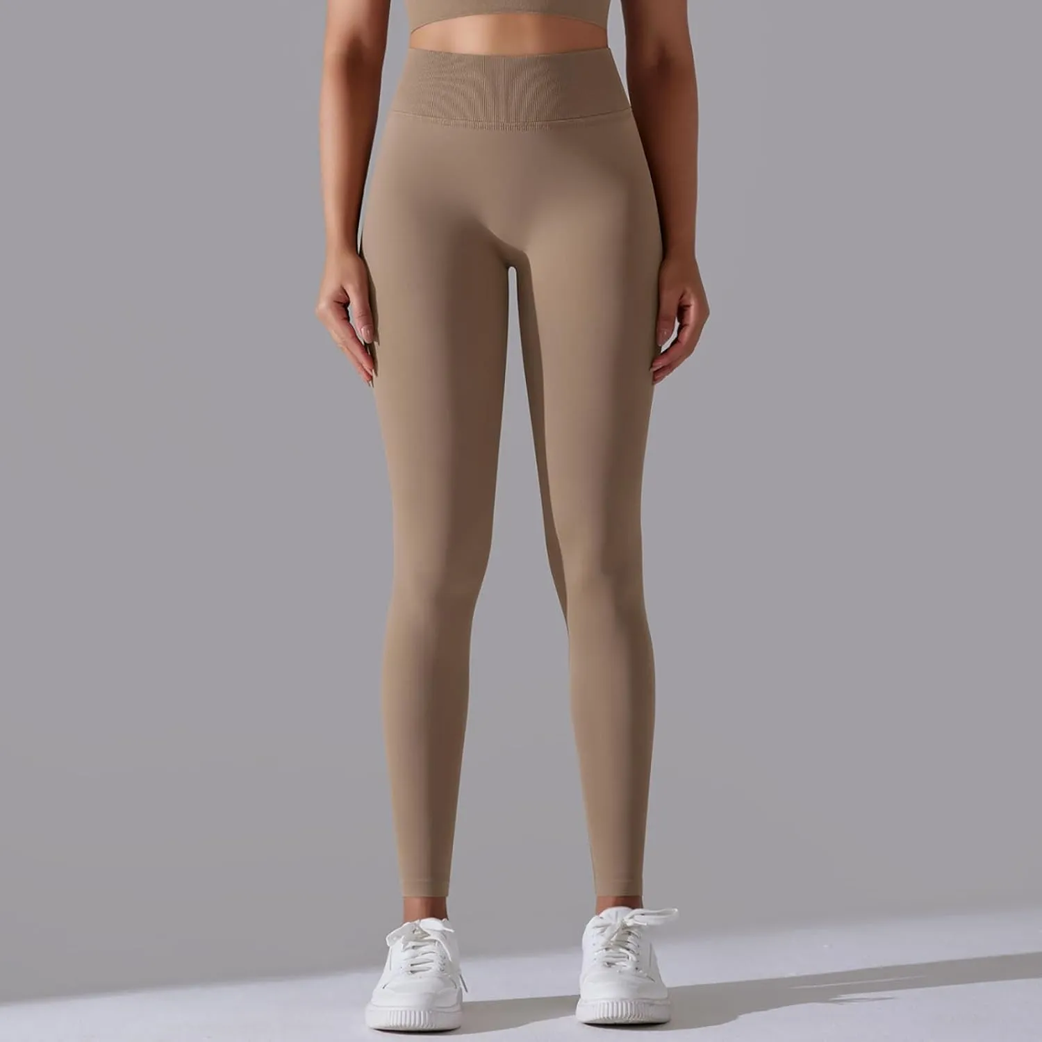 High Waisted Leggings for Women Smooth Soft Yoga Pants Stretchy Tummy Butt Lifting Tights Fashion Thermal Sweatpants