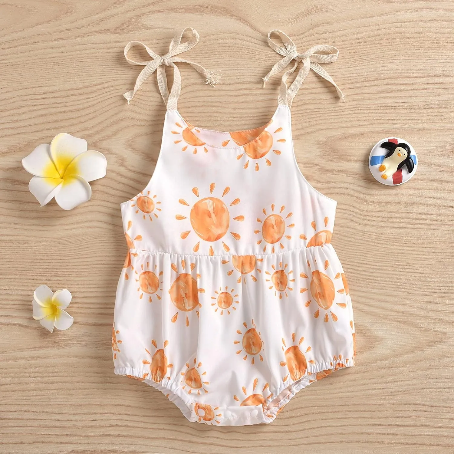 Infant Newborn Baby Girl Floral Romper Kids Spaghetti Strap One Piece Jumpsuit Shorts Toddler Summer Overall Clothes