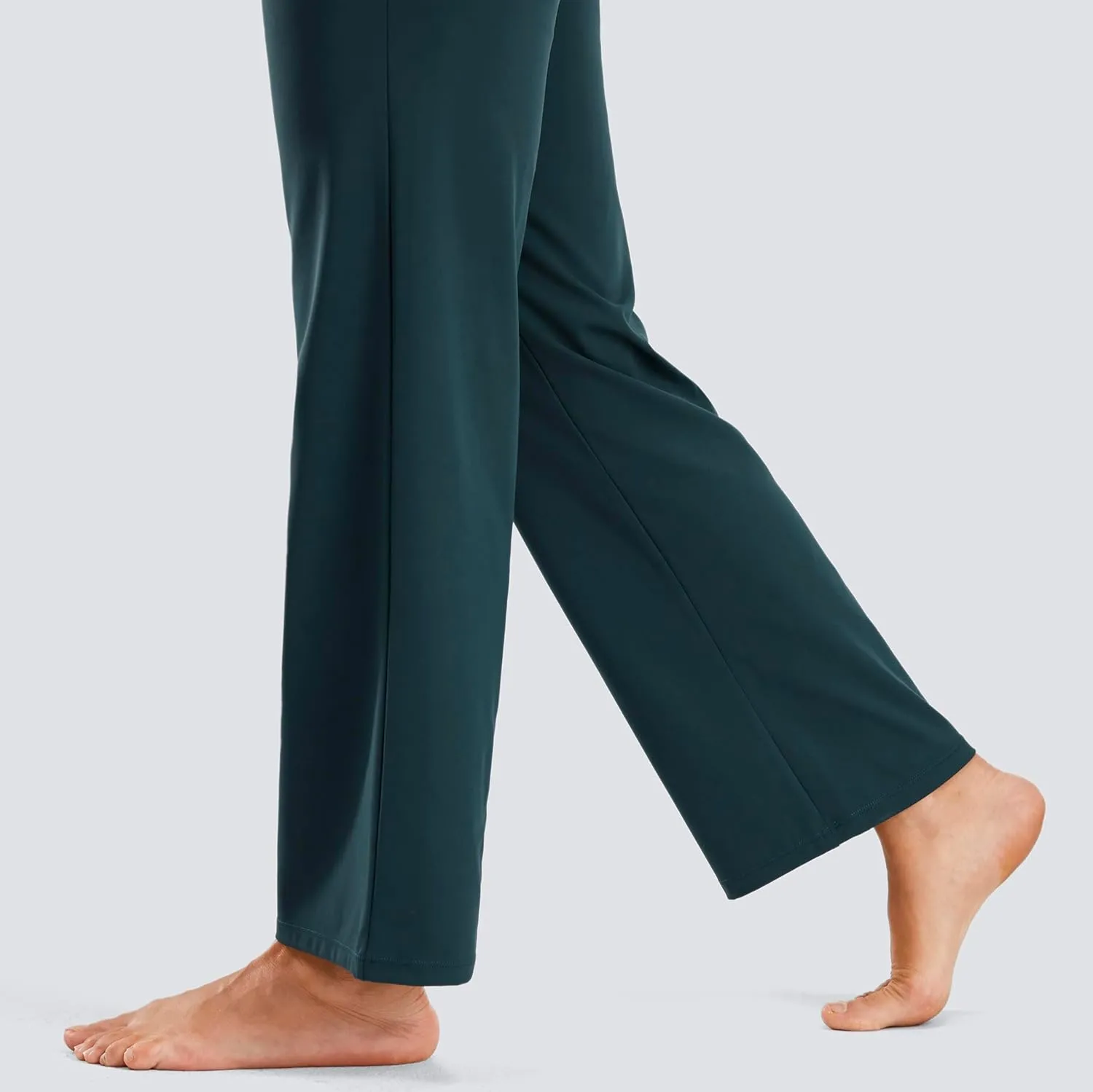 JOYSPELS Smooth Feeling Maternity Leggings Over The Belly Pregnancy Yoga Lounge Straight Wide-Leg Pants for Women