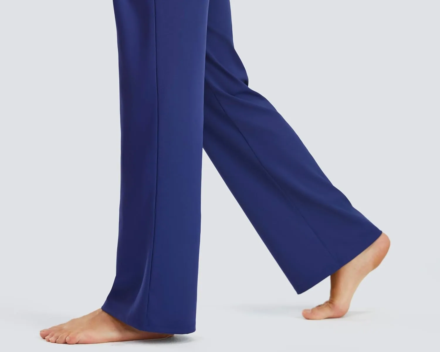 JOYSPELS Smooth Feeling Maternity Leggings Over The Belly Pregnancy Yoga Lounge Straight Wide-Leg Pants for Women