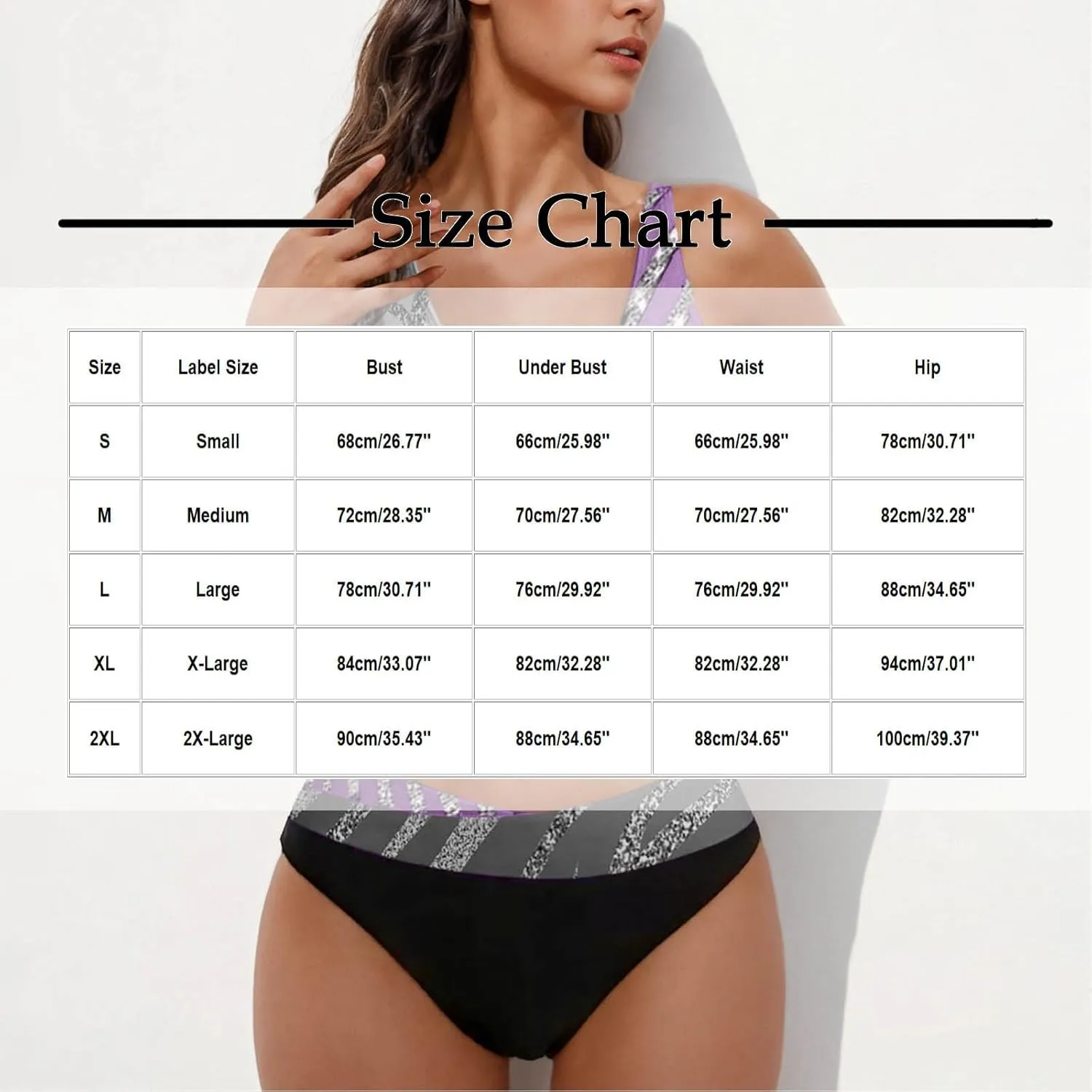 jsaierl Women Bikini Sets Sexy Triangle Bathing Suit Fashion Colourful Striped Print 2 Piece Swimwear Tummy Control Swimsuits