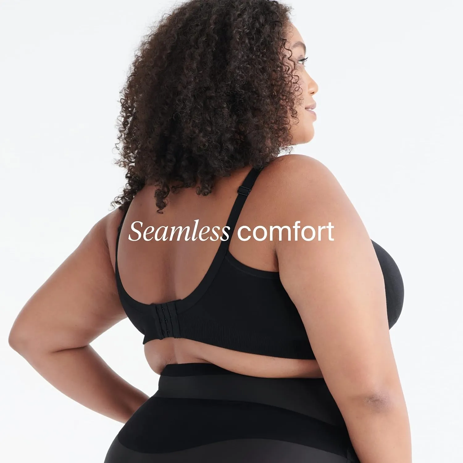 KNIX Seamless BlissFit Leakproof Nursing Bra - Wireless, Seamless Spandex Maternity Bra for Breastfeeding Women