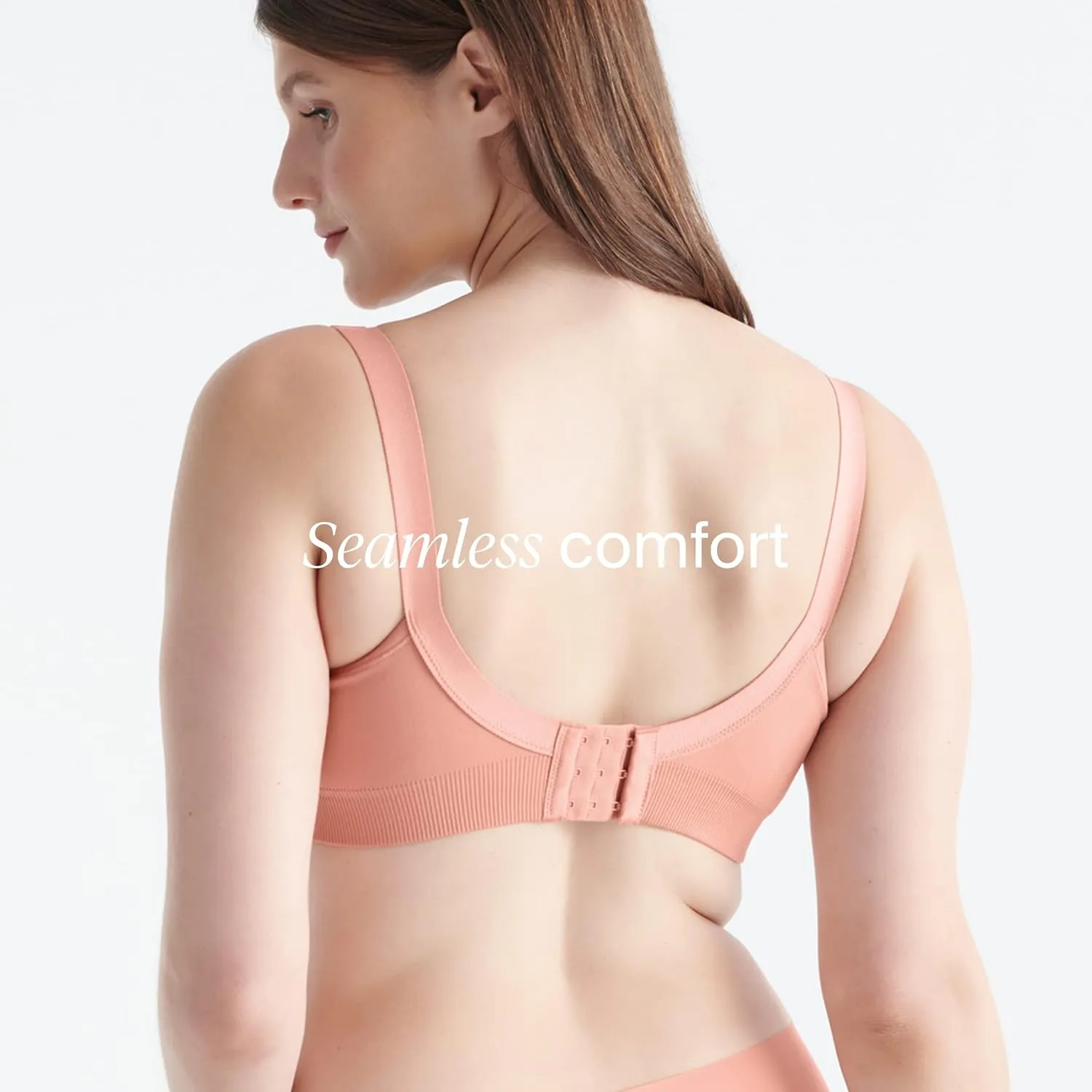 KNIX Seamless BlissFit Leakproof Nursing Bra - Wireless, Seamless Spandex Maternity Bra for Breastfeeding Women