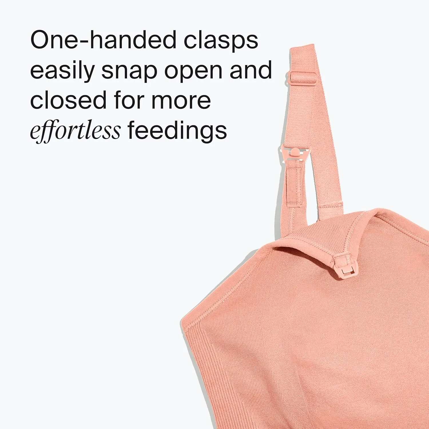 KNIX Seamless BlissFit Leakproof Nursing Bra - Wireless, Seamless Spandex Maternity Bra for Breastfeeding Women