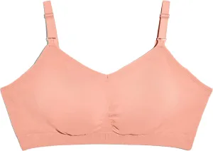 KNIX Seamless BlissFit Leakproof Nursing Bra - Wireless, Seamless Spandex Maternity Bra for Breastfeeding Women