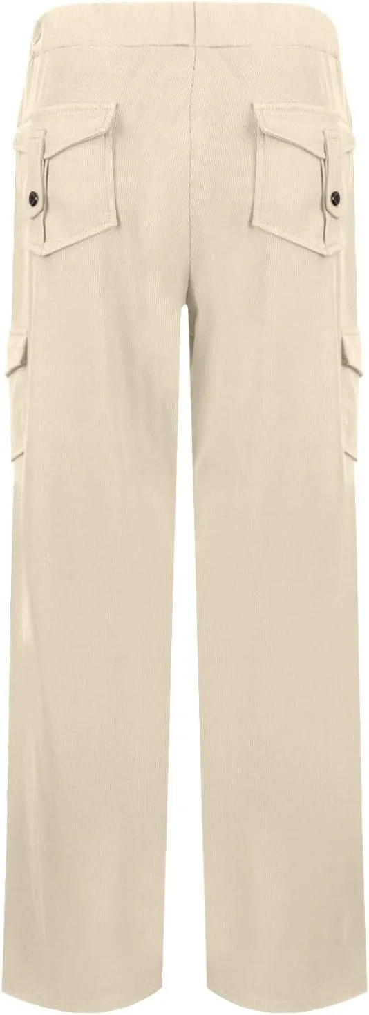 Leggings for Women High Waisted Casual Cargo Yoga Pants Tummy Control Workout Leggings Straight Leg Yoga Pant