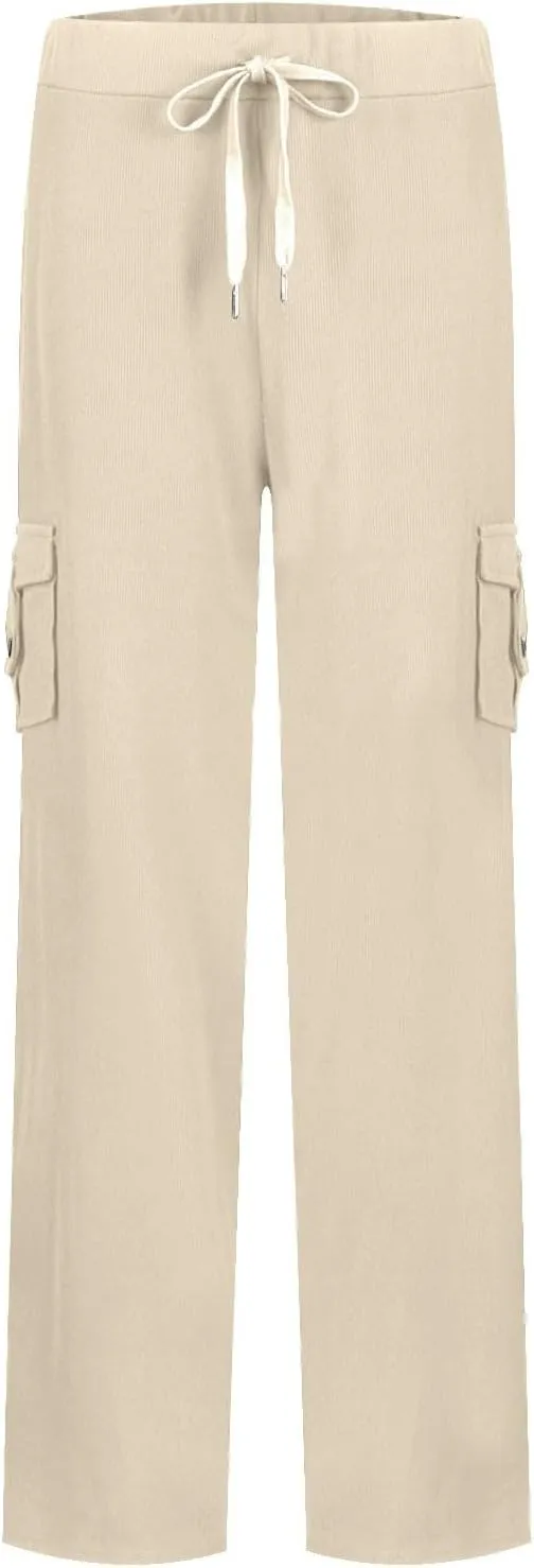 Leggings for Women High Waisted Casual Cargo Yoga Pants Tummy Control Workout Leggings Straight Leg Yoga Pant