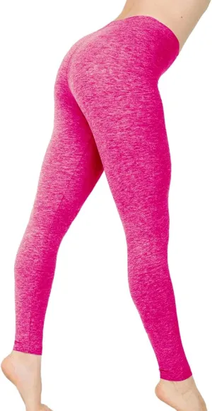 Leggings for Women,High Waist Workout Leggings Smooth & Soft Plus Size Solid Yoga Pants, Capri and Full Length