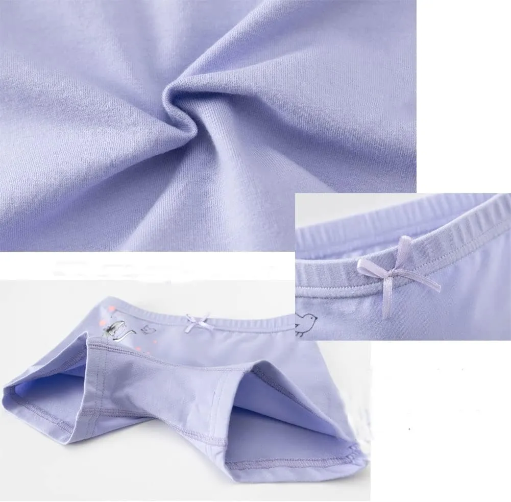 Little Girls Cotton Boy Shorts Toddler Panties Baby Princess Underwear (Pack of 5)
